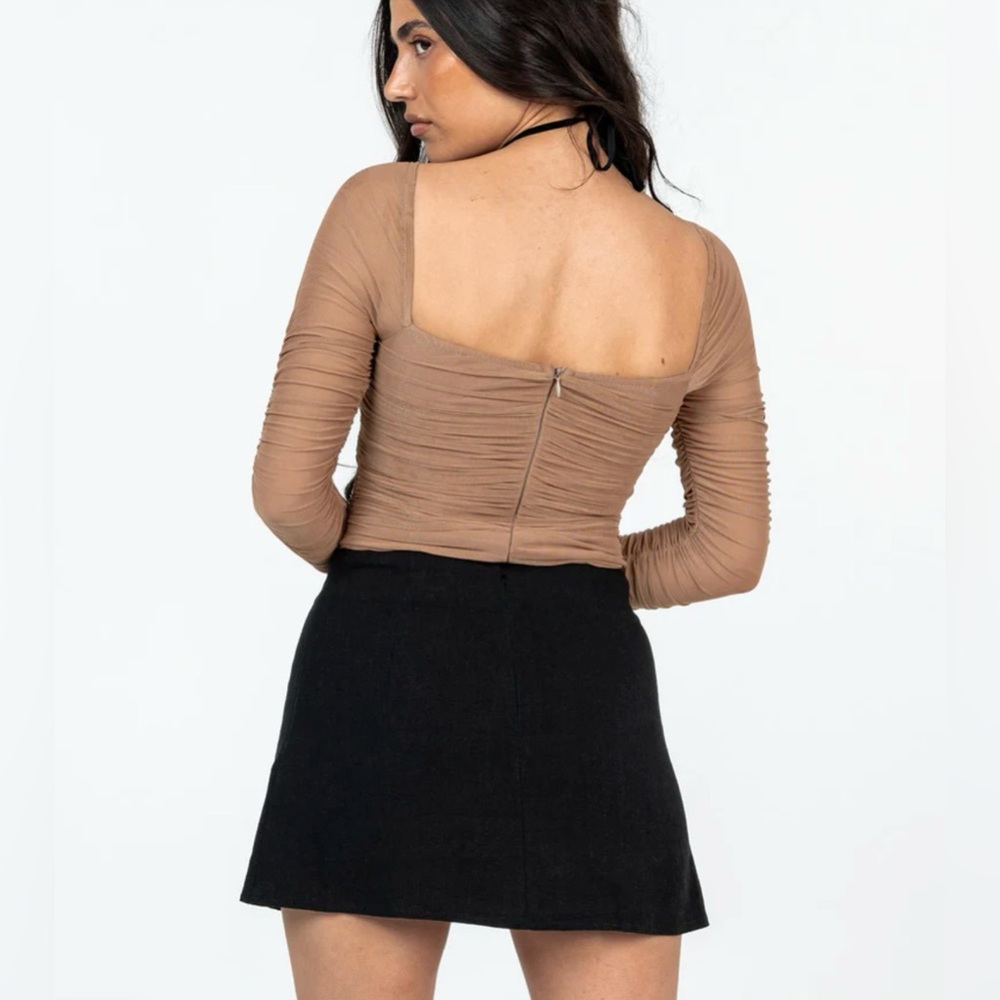 Princess Polly Black Mini Skirt